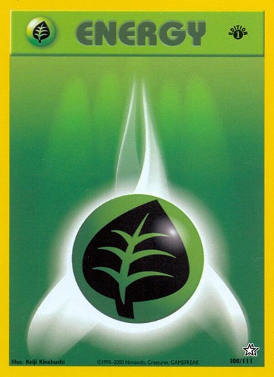 Grass Energy (Neo Genesis) Light Play 1st Edition - for just $0.60! 