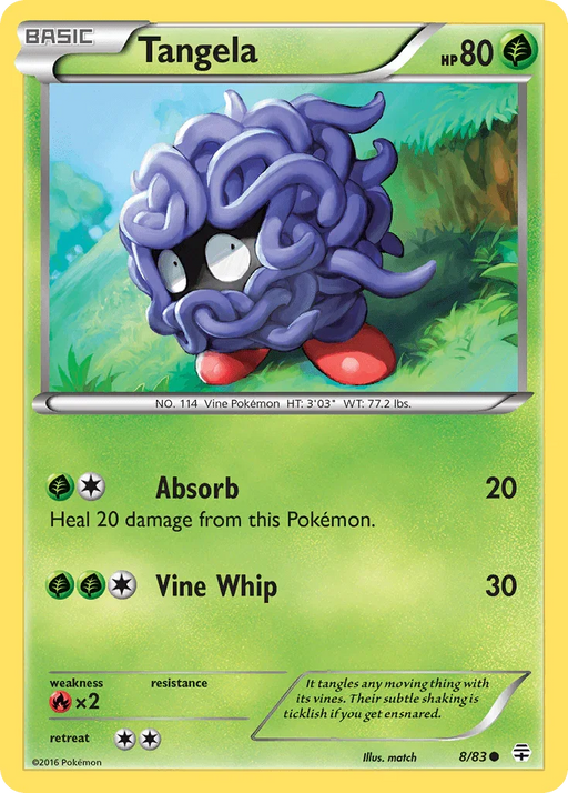 Tangela (8/83) [XY: Generations] - for just $0.10! 