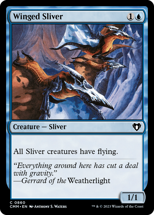 Winged Sliver (CMM-860) - Commander Masters - for just $0.27! 