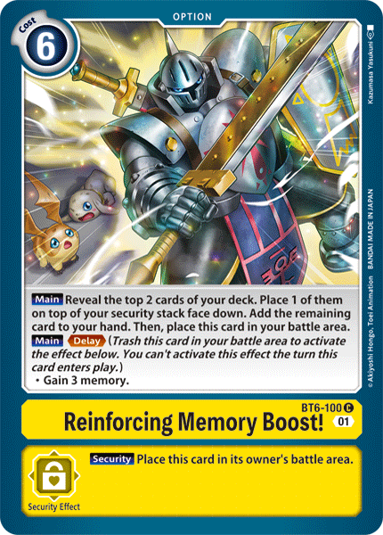 Reinforcing Memory Boost! [BT6-100] [Double Diamond] - Just $0.09! Shop now at Retro Gaming of Denver