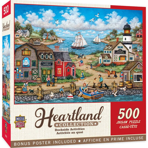Heartland - Dockside Activities 500 Piece Jigsaw Puzzle - for just $14.99! 
