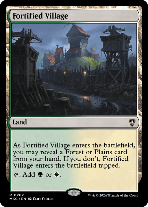 Fortified Village (MKC-262) - Murders at Karlov Manor Commander - for just $0.08! 