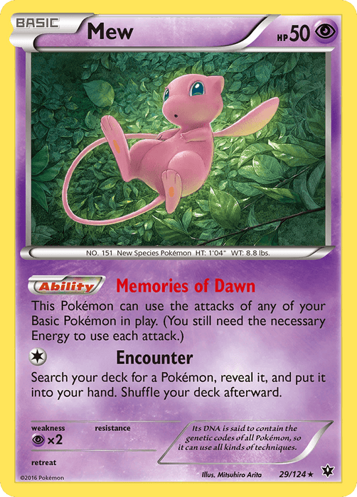 Mew (29/124) [XY: Fates Collide] - for just $2.70! 