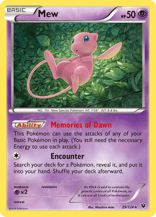 Mew (29/124) [XY: Fates Collide] - for just $2.65! 