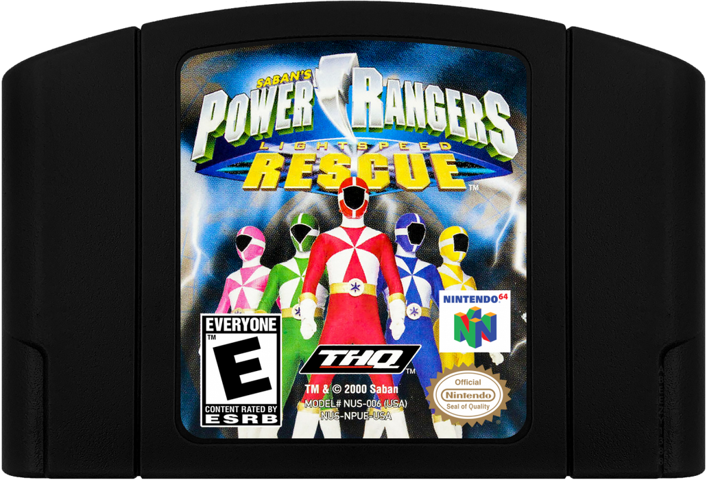 Power Rangers Lightspeed Rescue – Nintendo 64 (N64) - for just $11.99! 