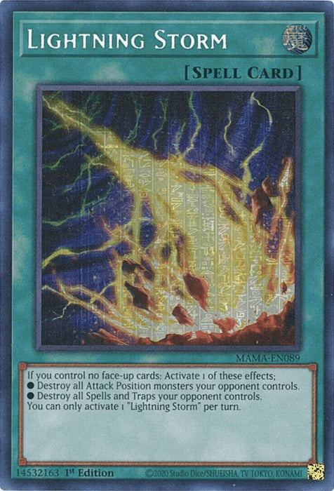 Lightning Storm [MAMA-EN089] Ultra Pharaoh's Rare - for just $10.05! 