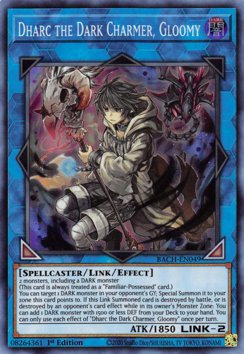 Dharc the Dark Charmer, Gloomy [BACH-EN049] Super Rare - for just $0.20! 