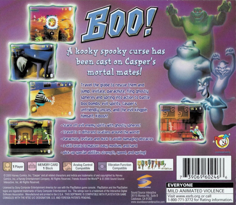 Casper: Friends Around the World – PlayStation 1 (PS1) - for just $0! 