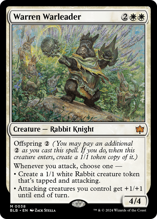 Warren Warleader (BLB-038) - Bloomburrow - for just $0.78! 
