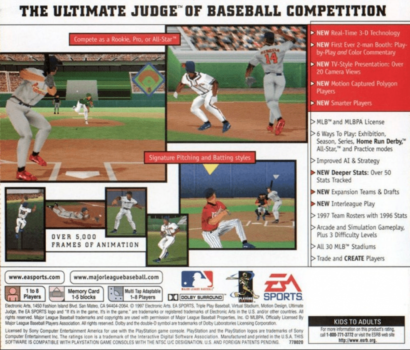 Triple Play 98 – PlayStation 1 (PS1) - for just $5.99! 