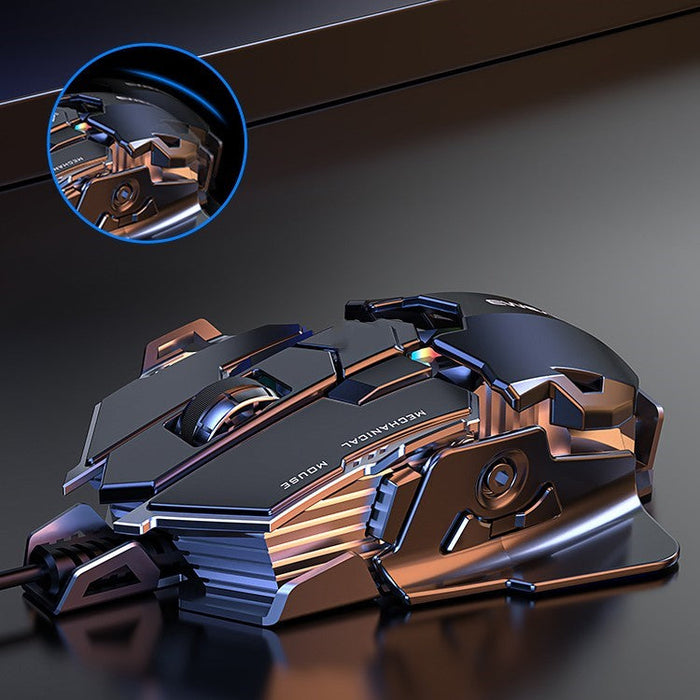 Forerunner Esports Gaming Mouse Wired Mechanical Macro Metal Weighted Mute - for just $185.50! 