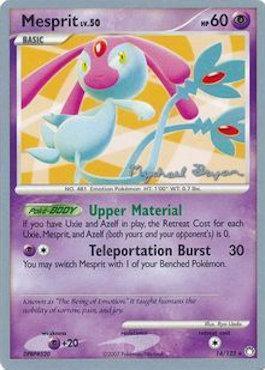 Mesprit LV.30 (14/123) (Happy Luck - Mychael Bryan) [World Championships 2010] - for just $1.55! 