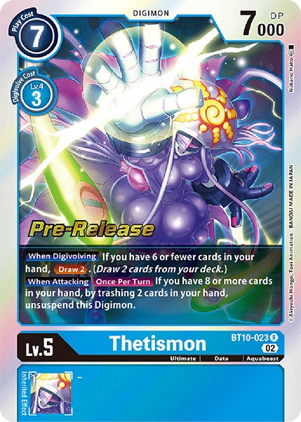 Thetismon [BT10-023] [Xros Encounter Pre-Release Cards] - Just $0.09! Shop now at Retro Gaming of Denver