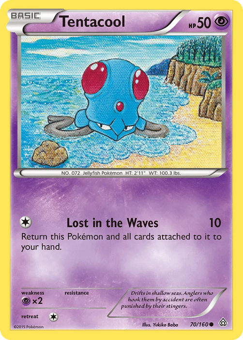Tentacool (70/160) [XY: Primal Clash] - for just $0.10! 