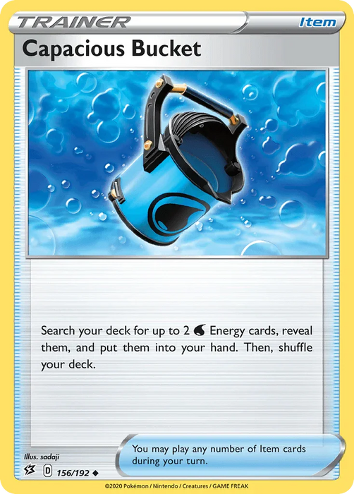 Capacious Bucket (156/192) [Sword & Shield: Rebel Clash] - for just $0.10! 