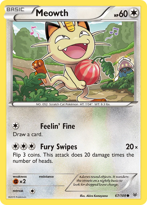 Meowth (67/108) [XY: Roaring Skies] - for just $0.15! 