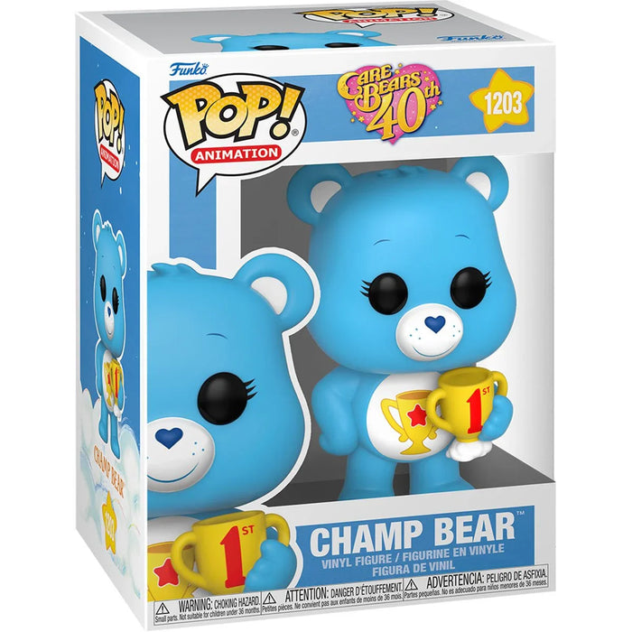Funko Pop! Care Bears 40th Anniversary: Champ Bear - Premium  - Just $9.95! Shop now at Retro Gaming of Denver