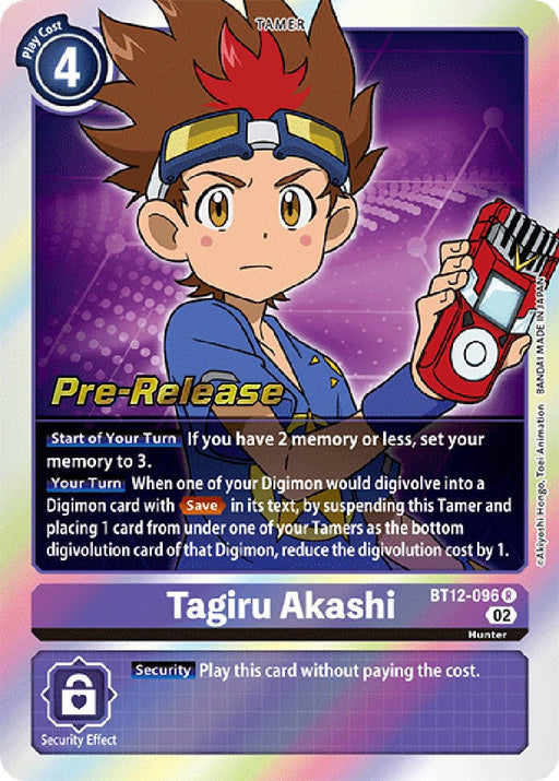 Tagiru Akashi [BT12-096] [Across Time Pre-Release Cards] - Just $0.10! Shop now at Retro Gaming of Denver