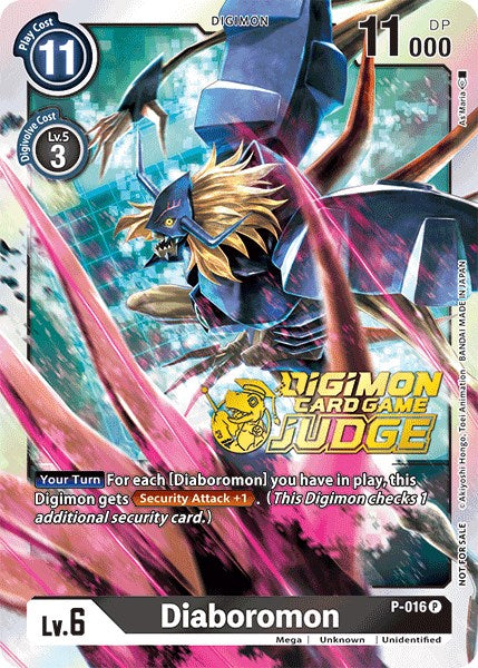 Diaboromon [P-016] (Judge Pack 1) [Promotional Cards] - Just $0.30! Shop now at Retro Gaming of Denver