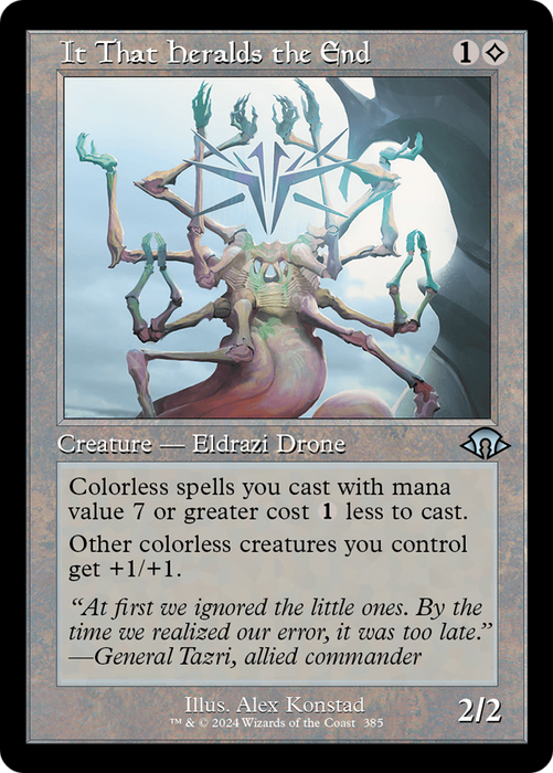 It That Heralds the End (Retro Frame) (MH3-385) - Modern Horizons 3 - for just $0.12! 
