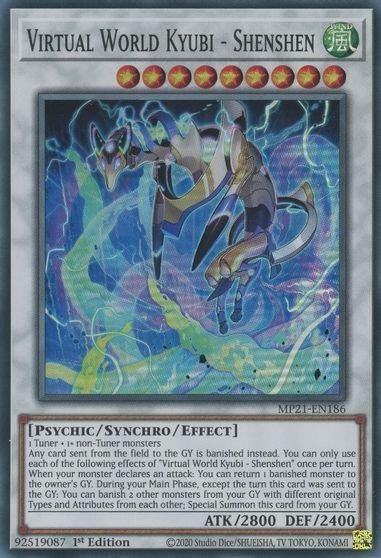 Virtual World Kyubi - Shenshen [MP21-EN186] Super Rare - for just $0.10! 