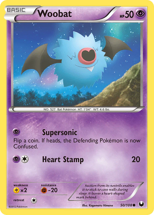 Woobat (50/108) [Black & White: Dark Explorers] - for just $0.15! 