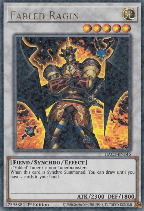 Fabled Ragin (Duel Terminal) [HAC1-EN146] Parallel Rare - for just $0.10! 