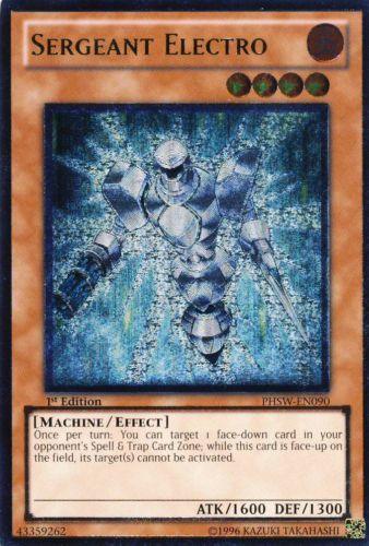 Sergeant Electro [PHSW-EN090] Ultimate Rare - for just $0.55! 