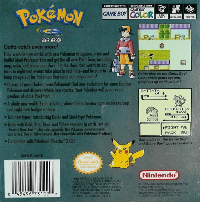Pokemon: Silver Version – Game Boy Color (GBC) - for just $69.99! 