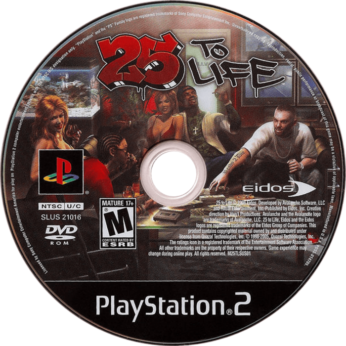 25 to Life – PlayStation 2 (PS2) - for just $18.99! 
