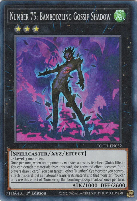 Number 75: Bamboozling Gossip Shadow [TOCH-EN052] Super Rare - for just $0.60! 