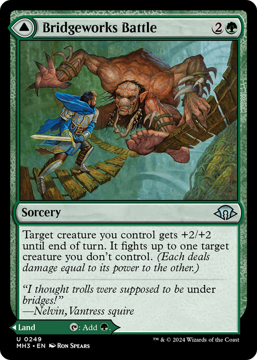 Bridgeworks Battle (MH3-249) - Modern Horizons 3 - for just $0.20! 