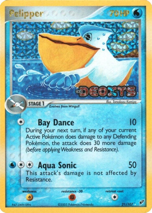 Pelipper (21/107) (Stamped) [EX: Deoxys] - for just $18.10! 