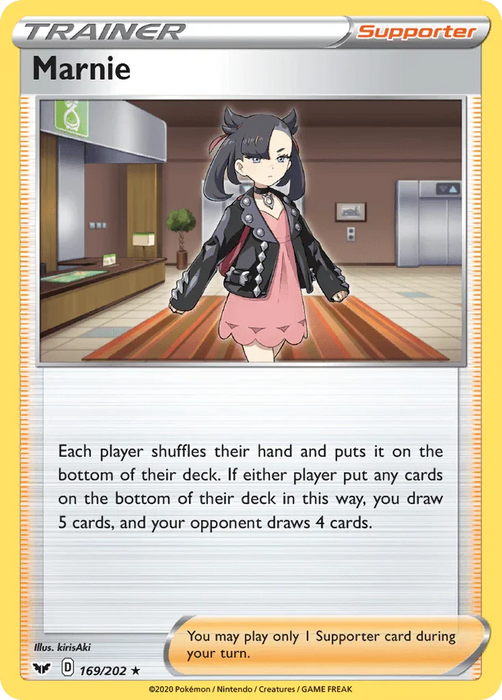 Marnie (169/202) [Sword & Shield: Base Set] - for just $0.20! 