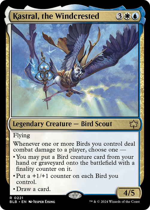 Kastral, the Windcrested (BLB-221) - Bloomburrow - for just $0.11! 