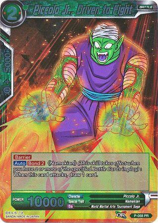 Piccolo Jr., Driven to Fight (P-058) [Promotion Cards] - for just $0.10! 