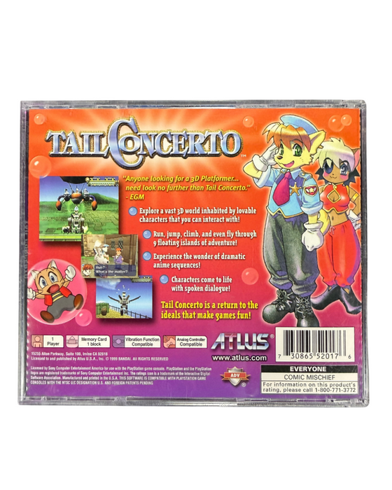 Tail Concerto [CIB] – PlayStation 1 (PS1) - for just $529.99! 