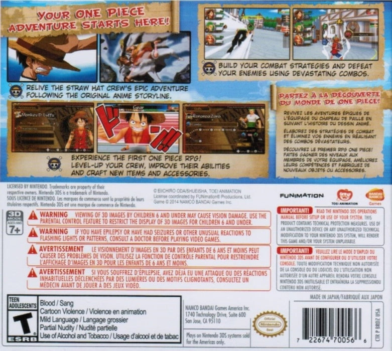 One Piece: Romance Dawn – Nintendo 3DS (3DS) - for just $36.99! 