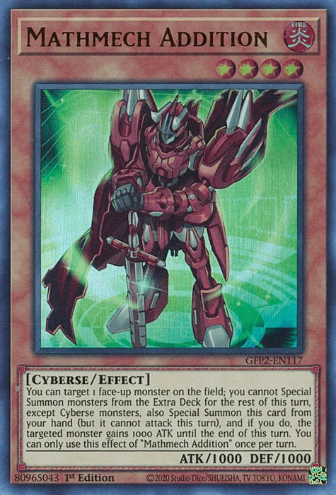 Mathmech Addition [GFP2-EN117] Ultra Rare - for just $0.10! 