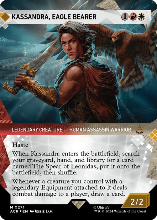 Kassandra, Eagle Bearer (Showcase) (Textured Foil) [Assassin's Creed] - Just $23.60! Shop now at Retro Gaming of Denver