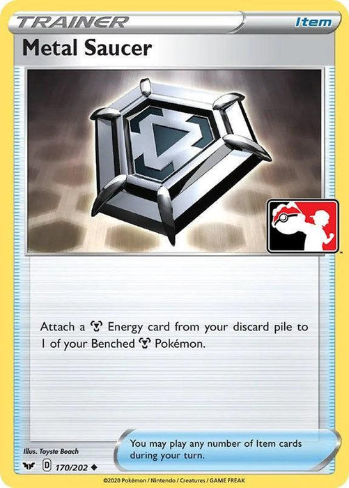 Metal Saucer (170/202) [Prize Pack Series One] - for just $0.20! 