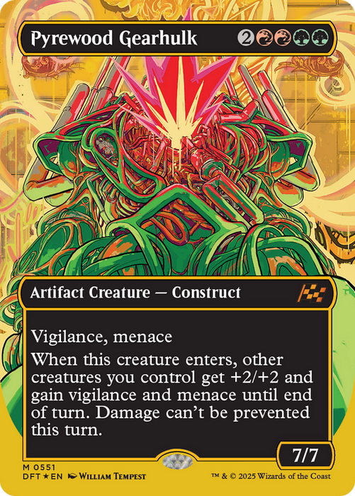 Pyrewood Gearhulk (DFT-551) - Aetherdrift (Borderless) Foil - for just $3.53! 