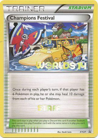 Champions Festival (XY27) (2014 Staff) [XY: Black Star Promos] - for just $150! 