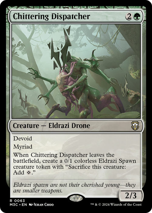 Chittering Dispatcher (M3C-063) - Modern Horizons 3 Commander: (devoid) - for just $0.58! 