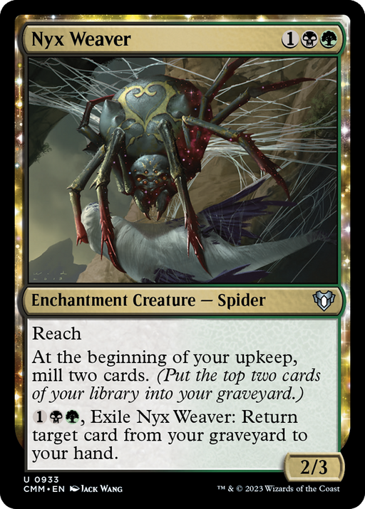Nyx Weaver (CMM-933) - Commander Masters: (enchantment) - for just $0.06! 