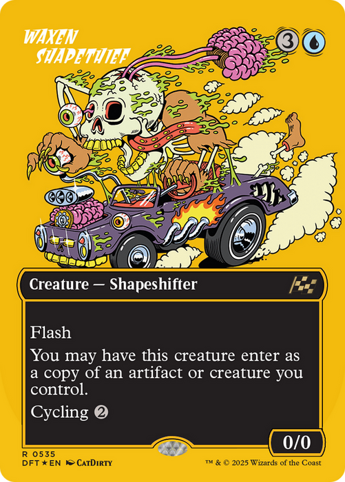 Waxen Shapethief (DFT-535) - Aetherdrift (Borderless) Foil - for just $1.99! 