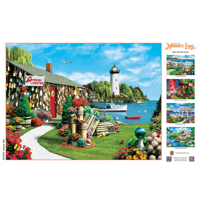 Memory Lane - Lobster Bay 300 Piece EZ Grip Jigsaw Puzzle - for just $14.99! 