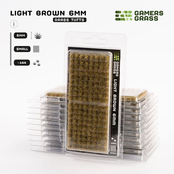 Gamers Grass Tufts: Light Brown 6mm- Small - for just $5.95! 