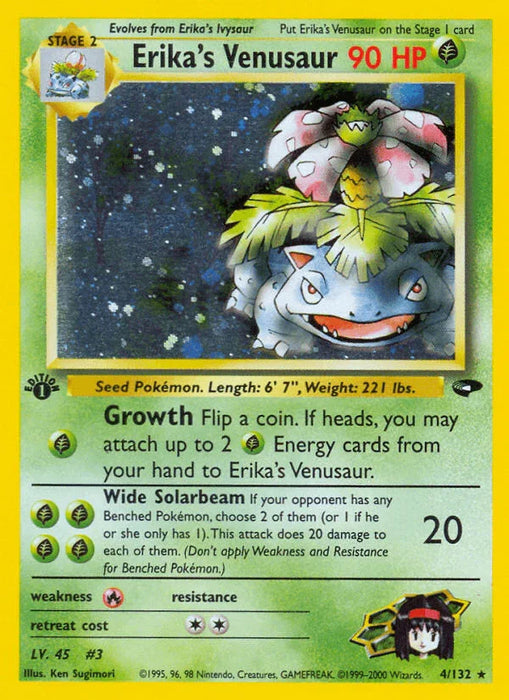 Erika's Venusaur (4/132) [Gym Challenge 1st Edition] - for just $112! 