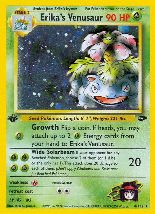 Erika's Venusaur (4/132) [Gym Challenge 1st Edition] - Just $69.05! Shop now at Retro Gaming of Denver